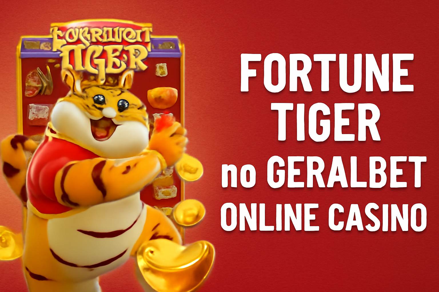 Fortune Tiger é um jogo imperdível no GERALBET Casino